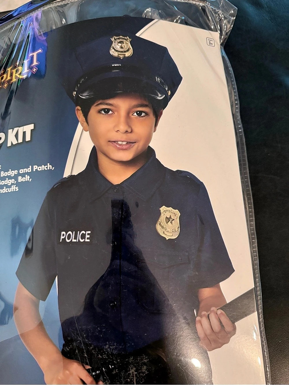 Spirit Cop Kit Boys Medium Halloween Costume NWT